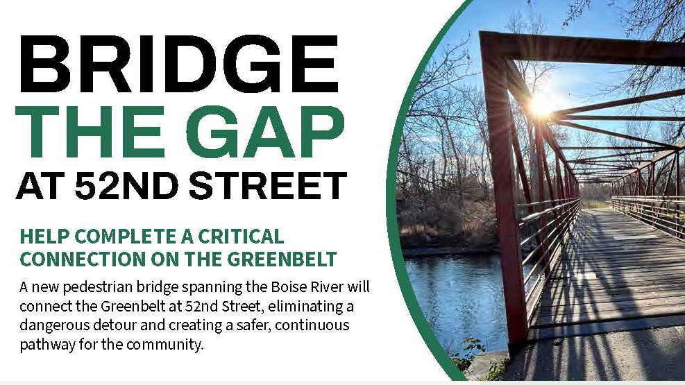 HELP COMPLETE A CRITICAL CONNECTION ON THE GREENBELT